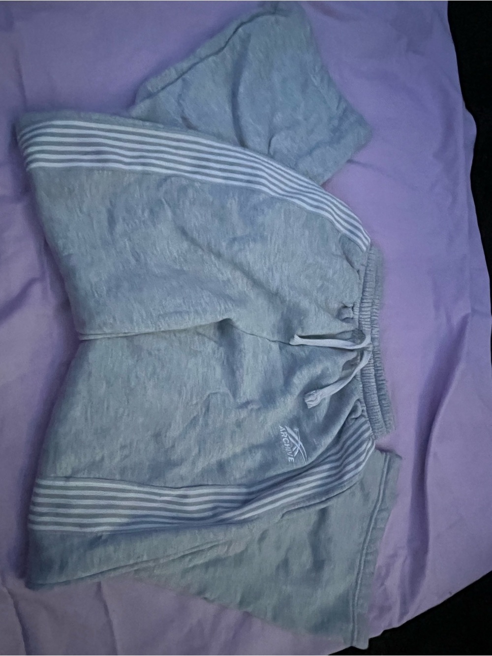 Gray Women's Drawstring Lounge Pants